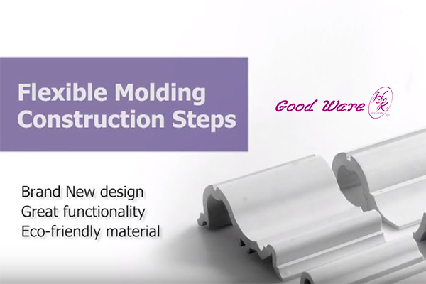 How to install the flexible molding