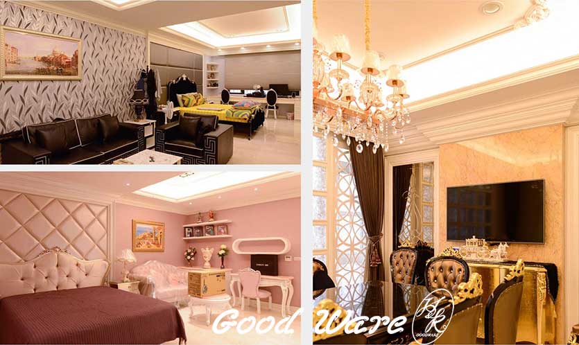 french style high ceiling decorating
