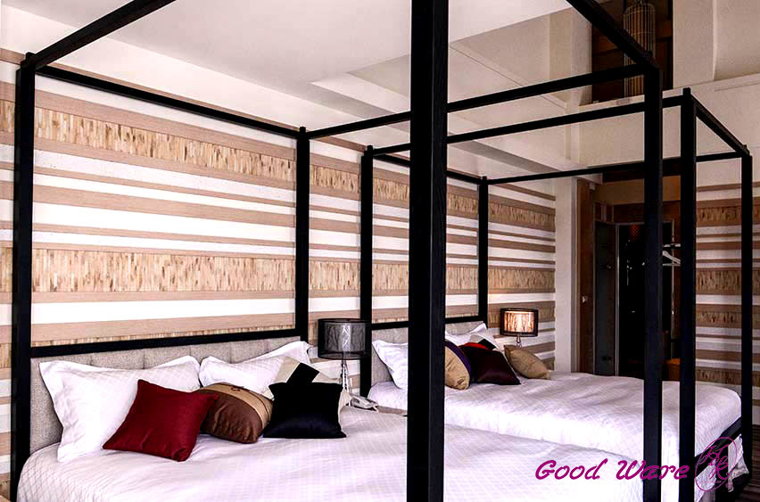 Natural material wallpapers