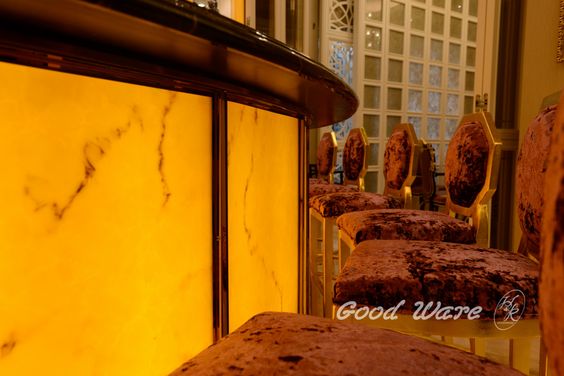 Translucent stone panels