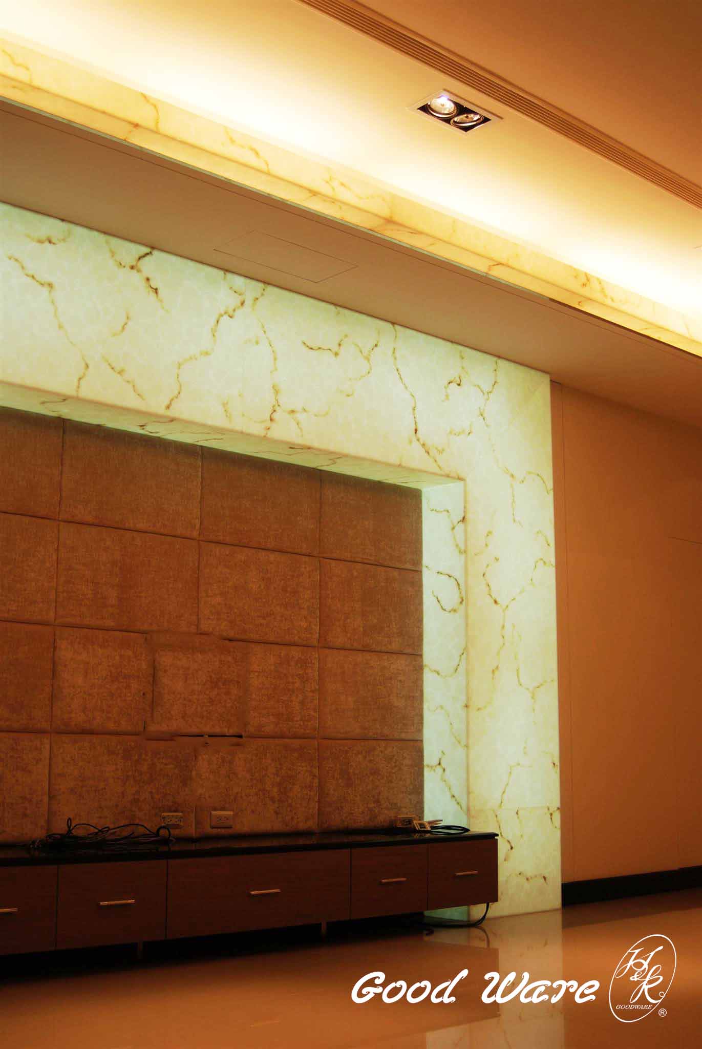 Translucent stone panels