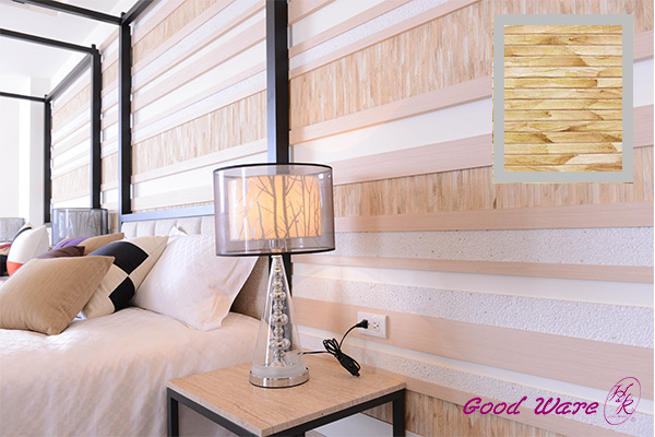 Natural material wallpapers