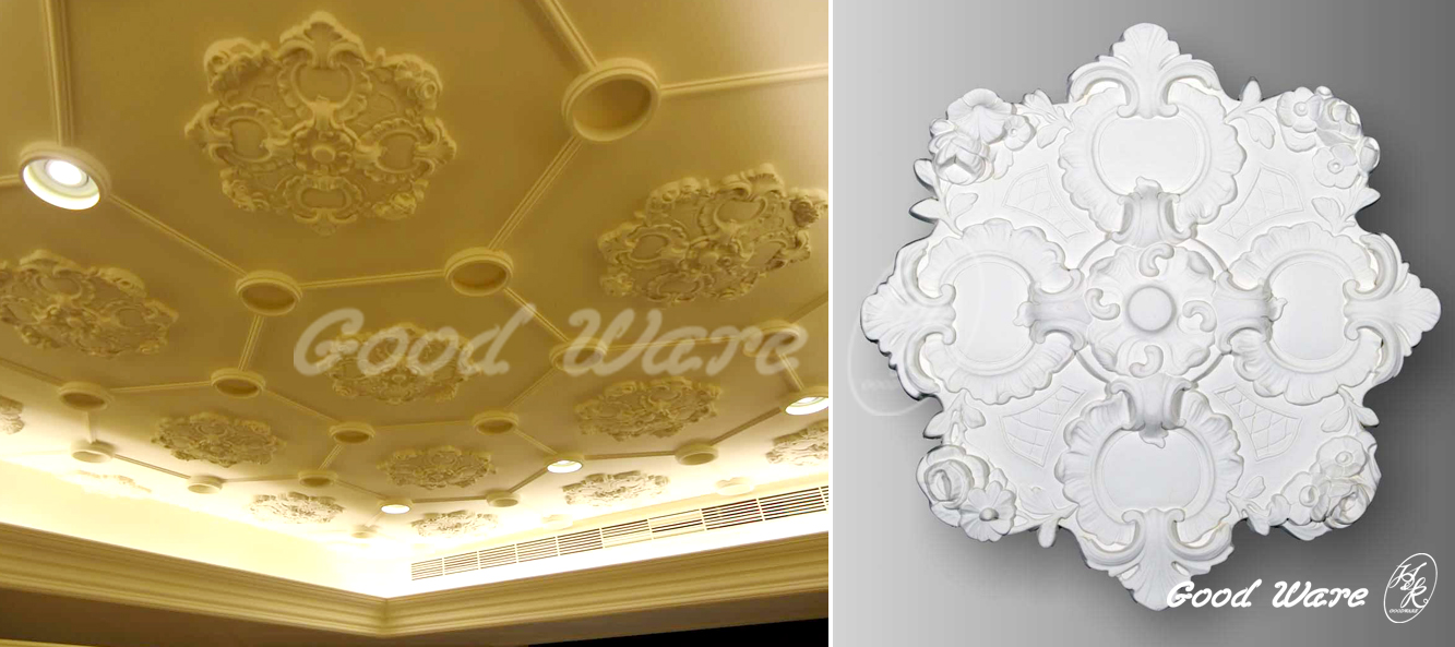 flat ceiling medallion