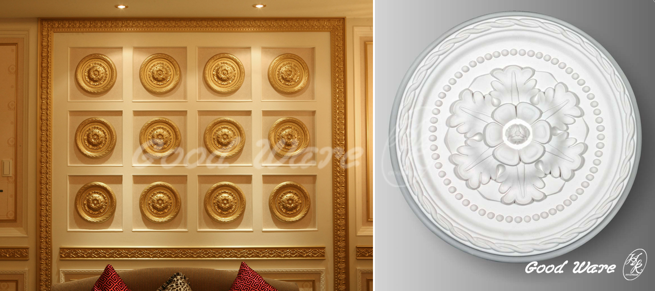 flat ceiling medallion