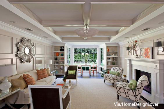 Long living room designs