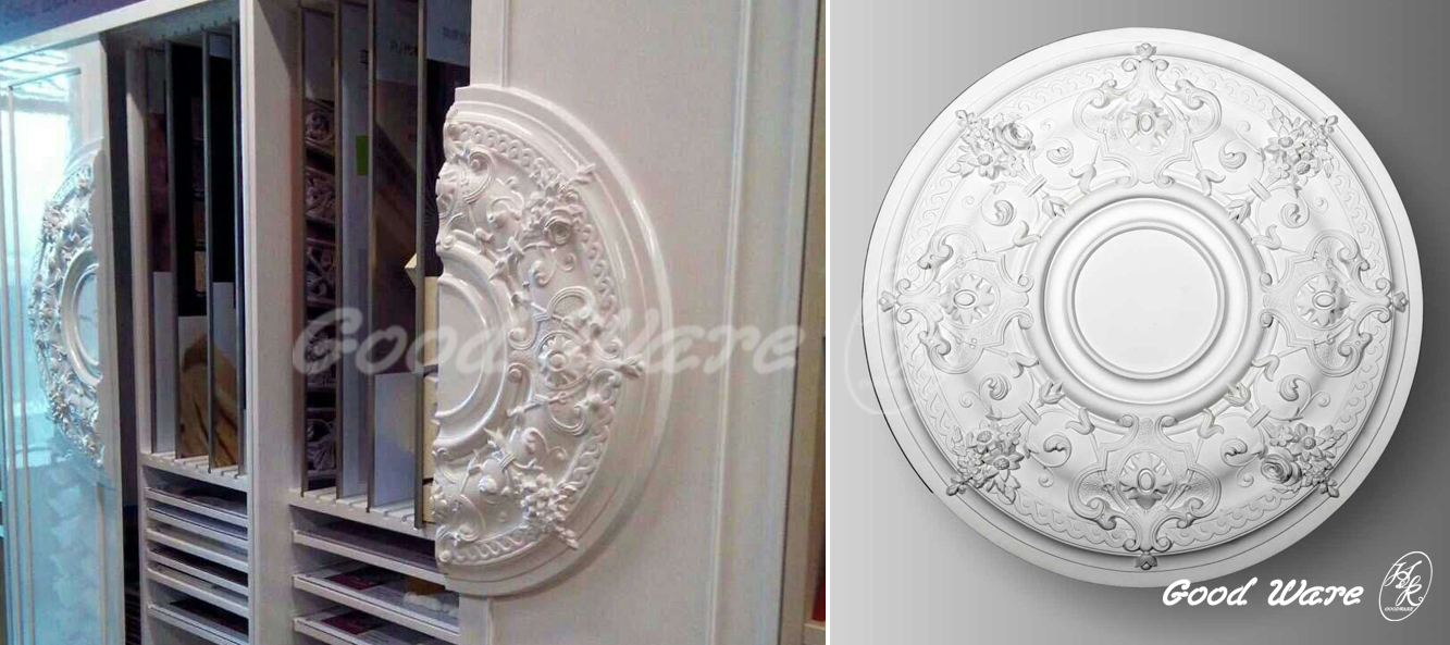 flat ceiling medallion