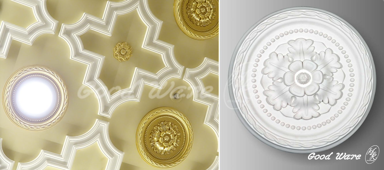 flat ceiling medallion