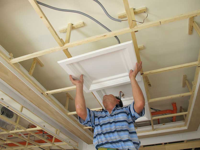 How to install ceiling tiles?