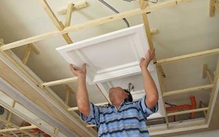 How to install ceiling tiles?