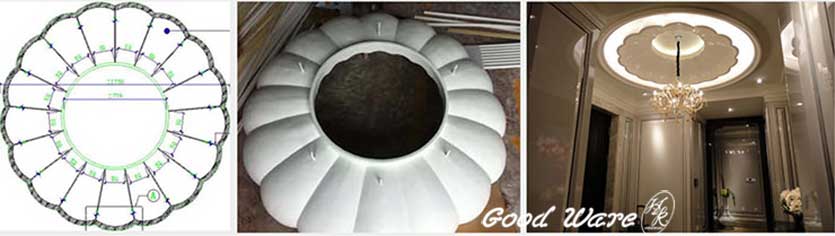 H&K Goodware customized service - Pumpkin ceiling dome
