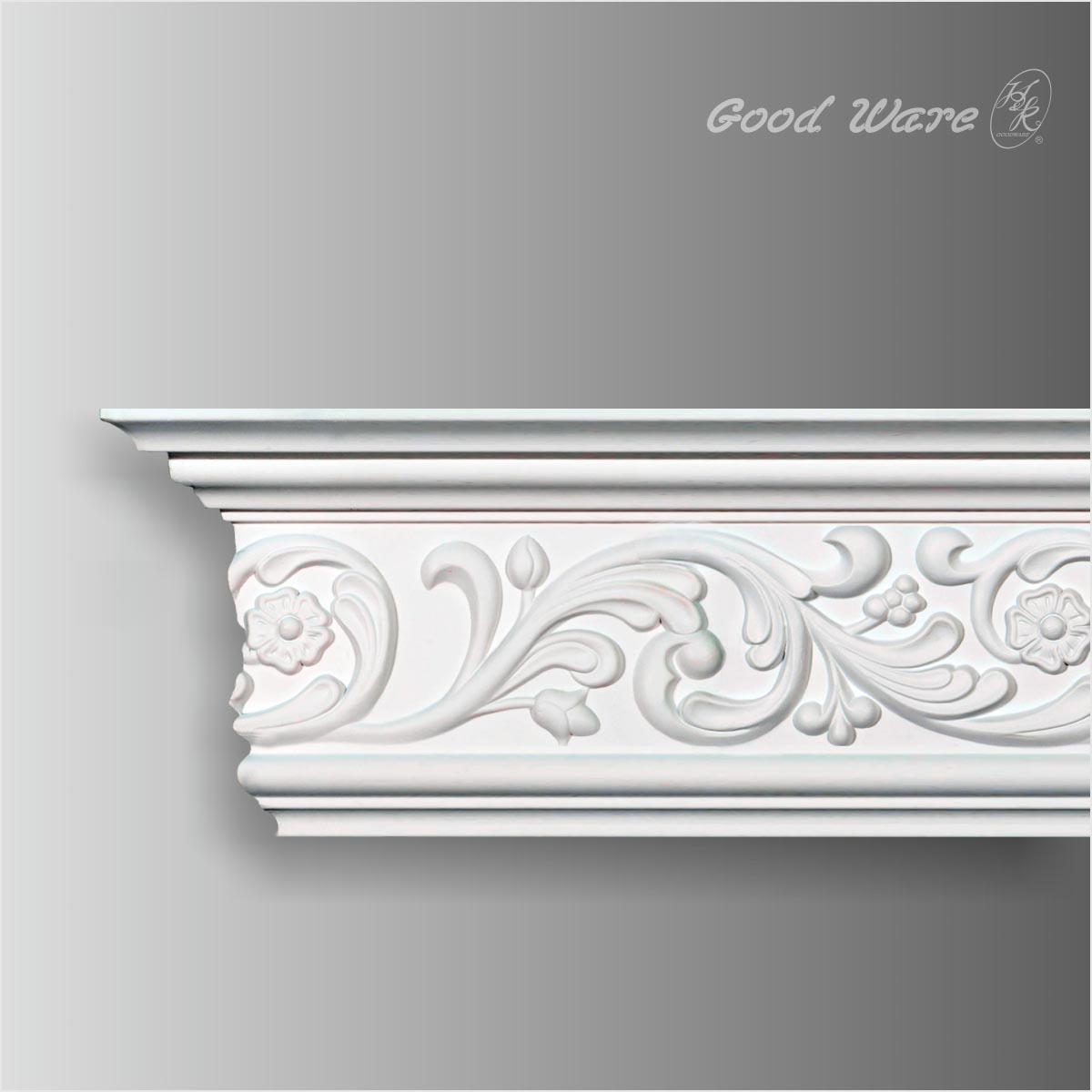 Decorative polyurethane crown molding