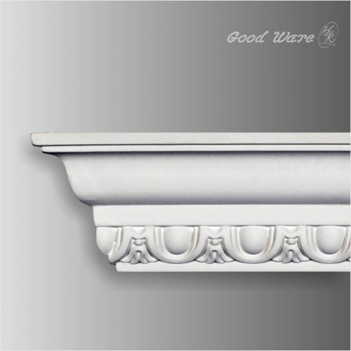 Egg and dart pattern crown moulding for sale