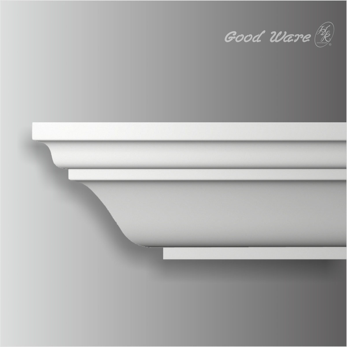 Contemporary crown moulding for living room