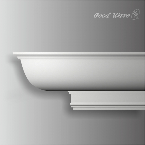 White pu modern ceiling molding
