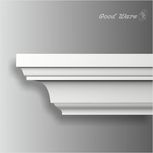 Polyurethane smooth crown moulding for sale