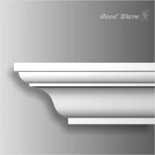 Polyurethane white small crown moulding