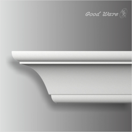 Polyurethane plain crown molding for small rooms