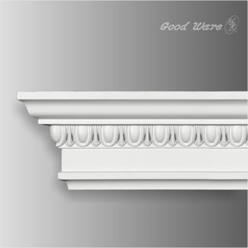 Polyurethane egg and dart crown molding