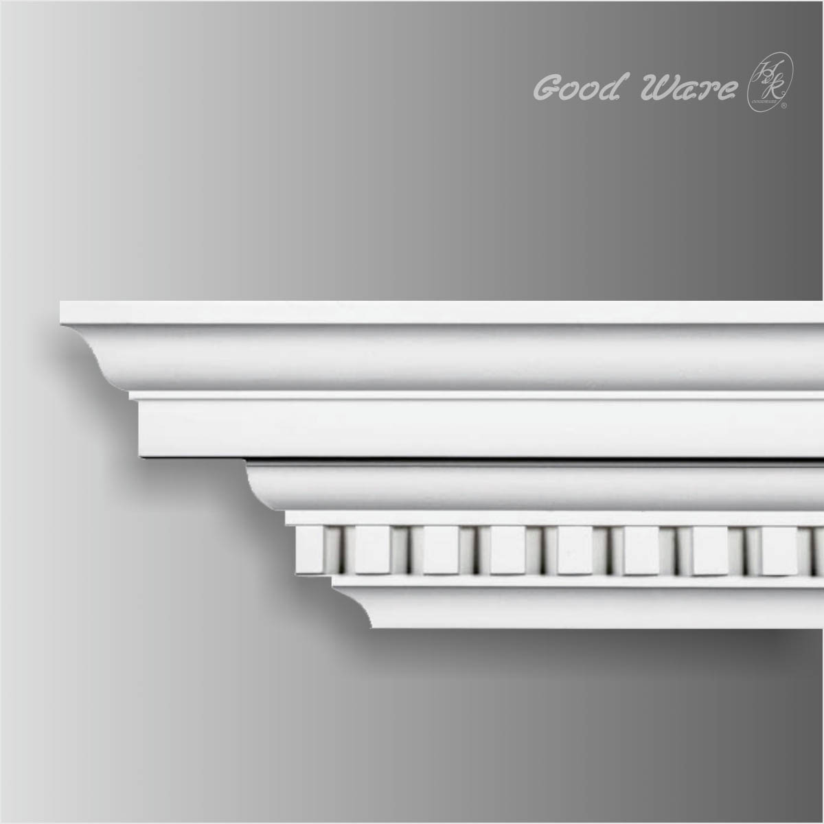 Polyurethane decorative dentil moulding interior