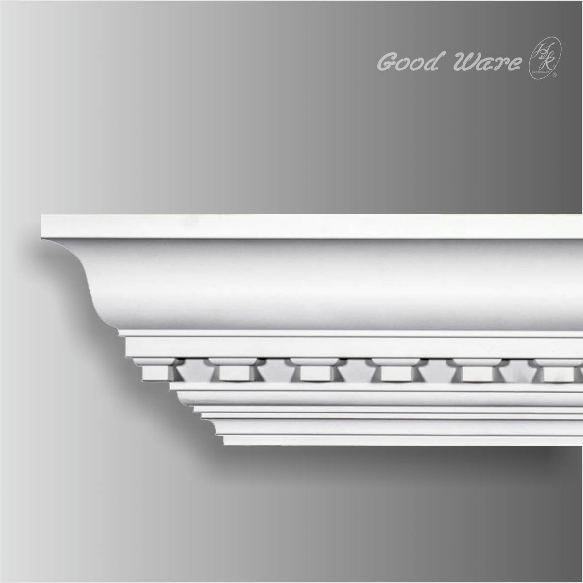 Polyurethane dentil 10 inch crown molding