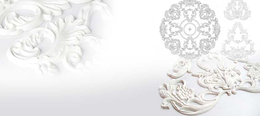 Customized Ornamental mouldings Design