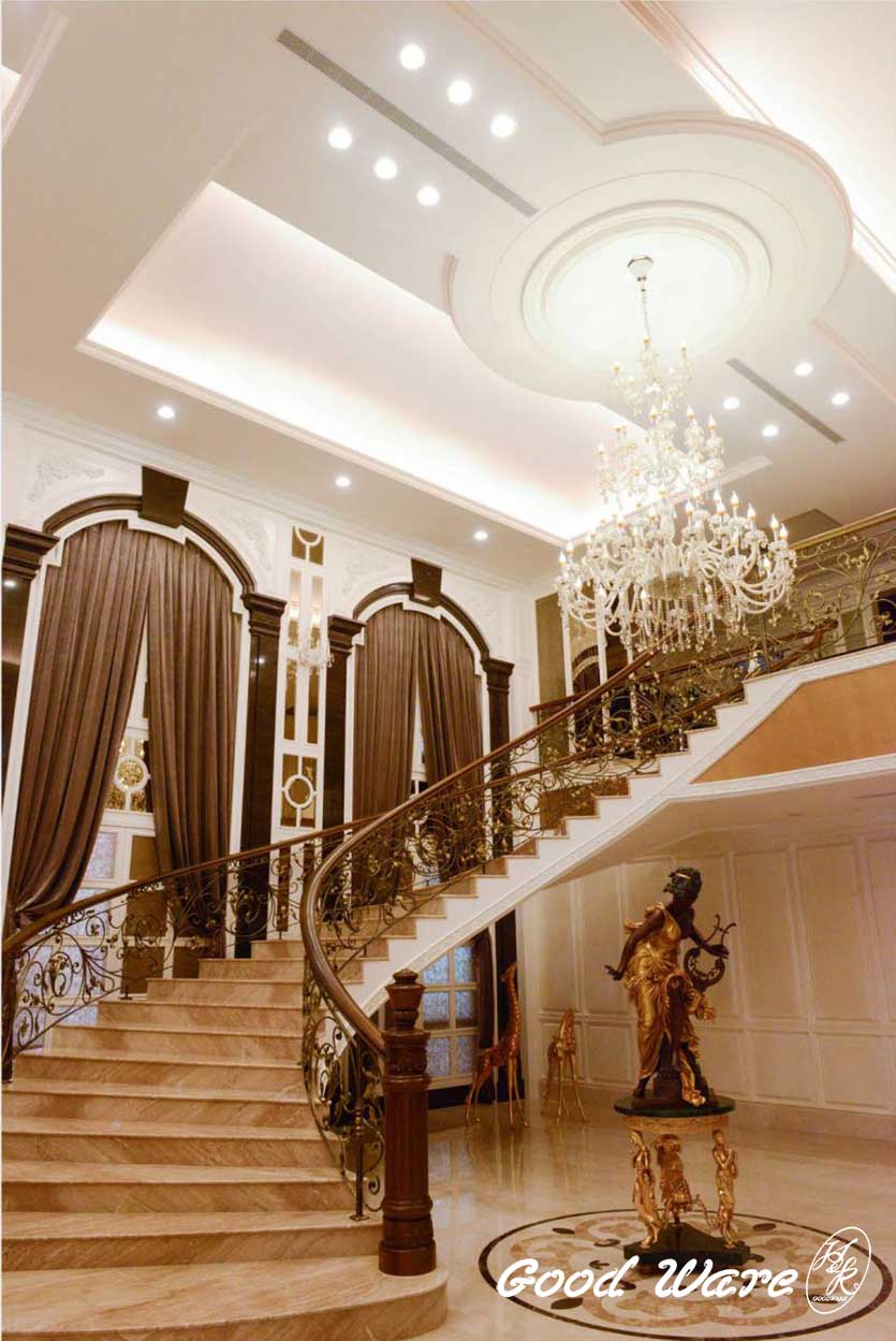 french style high ceiling decorating