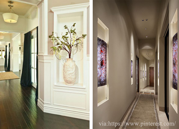 wall niche ideas