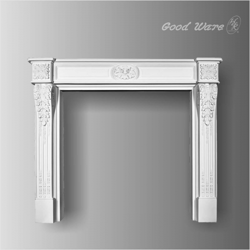 Polyurethane fireplace surrounds and mantels