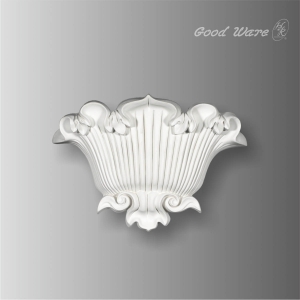 Polyurethane elegant floral wall sconces