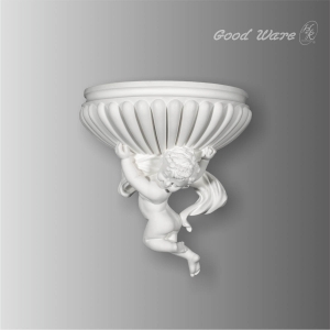 Polyurethane antique decorative angel wall sconces