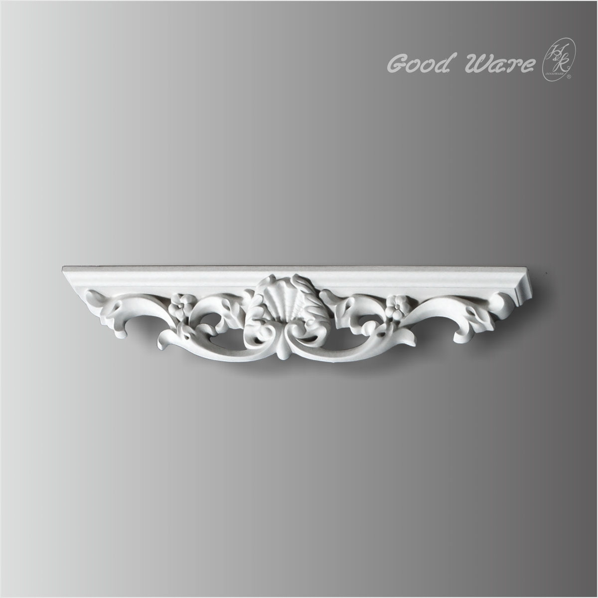 Polyurethane decorative wall shelves