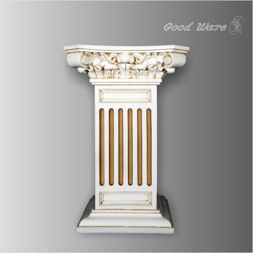Decorative plant stand square column pedestal