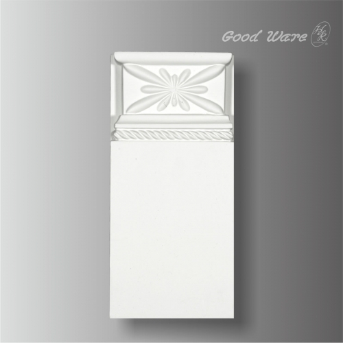 Polyurethane door trim plinth blocks for sale