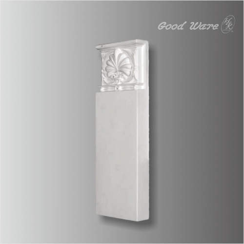 Polyurethane decorative door plinth