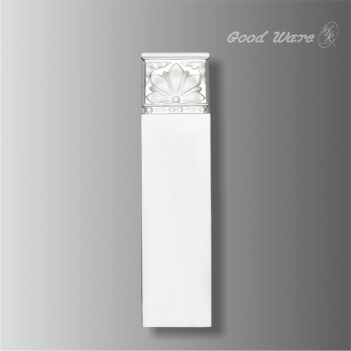 Polyurethane white door plinth block for sale