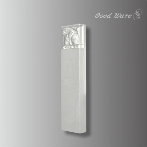 Polyurethane white door plinth block for sale