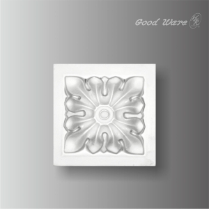 Polyurethane window trim corner blocks