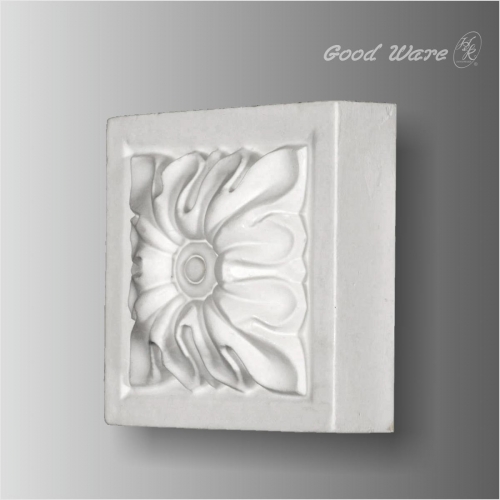 Polyurethane window trim corner blocks