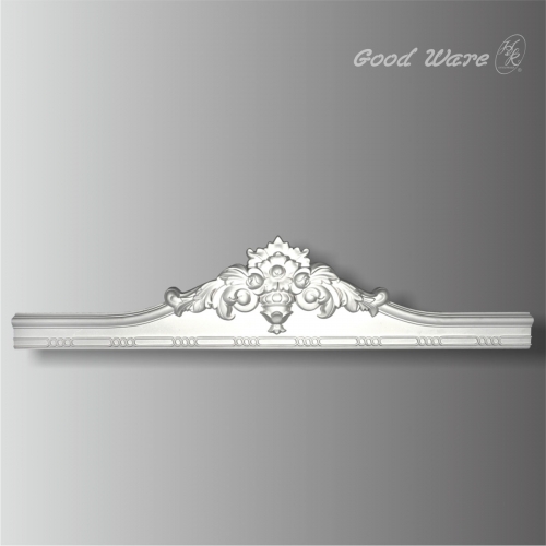 Decorative baroque door surround moulding