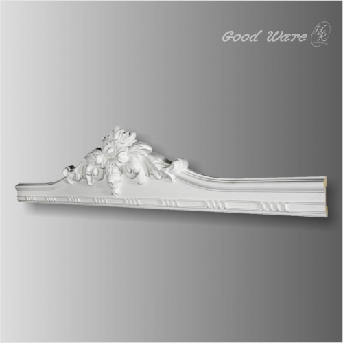 Decorative baroque door surround moulding