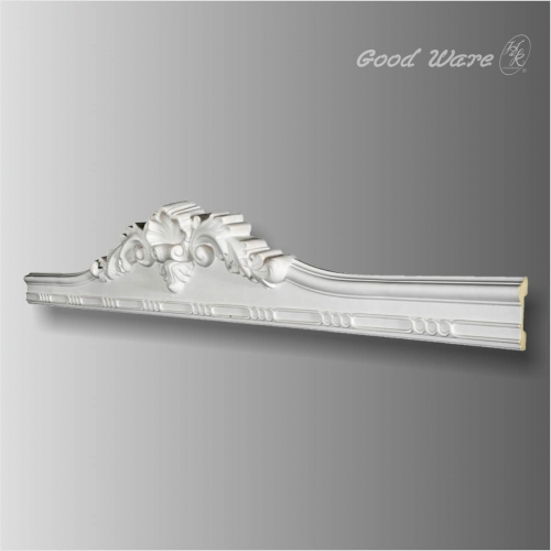 Shell and acanthus door frame moulding