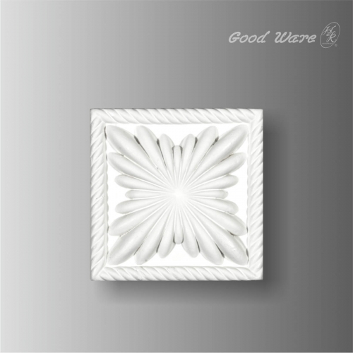 Decorative door casing corner blocks