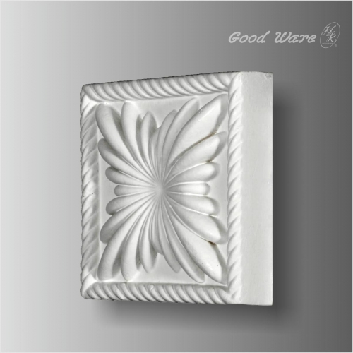 Decorative door casing corner blocks