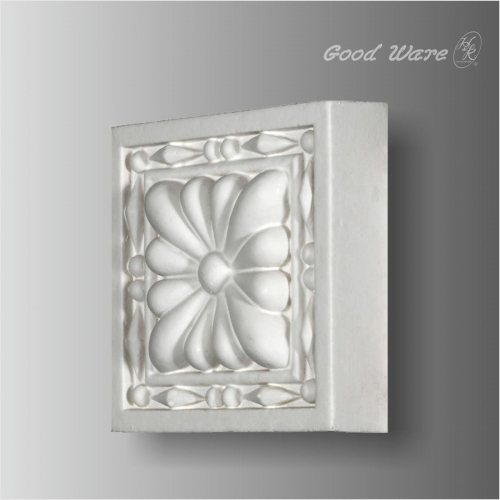 Window frame molding corner blocks