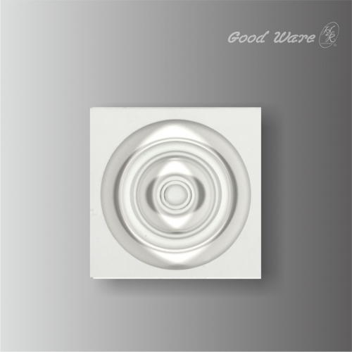 Window case molding corner blocks