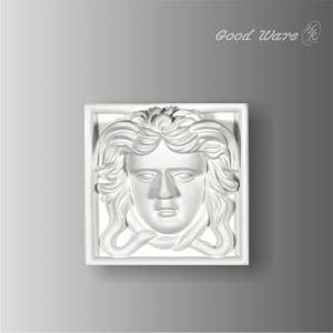 Decorative angel door molding trim corner blocks