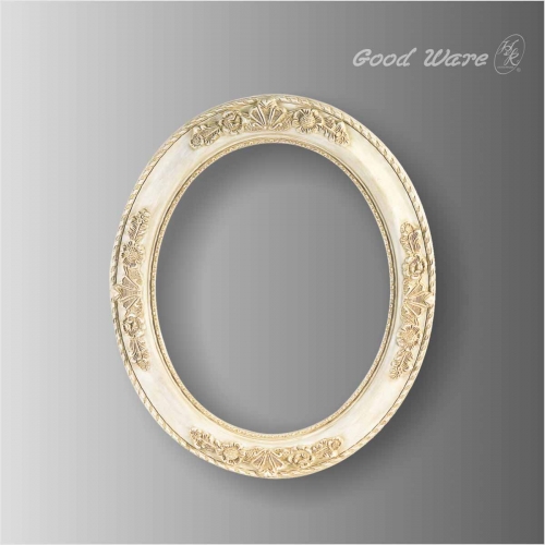 Polyurethane antique round small mirror frames