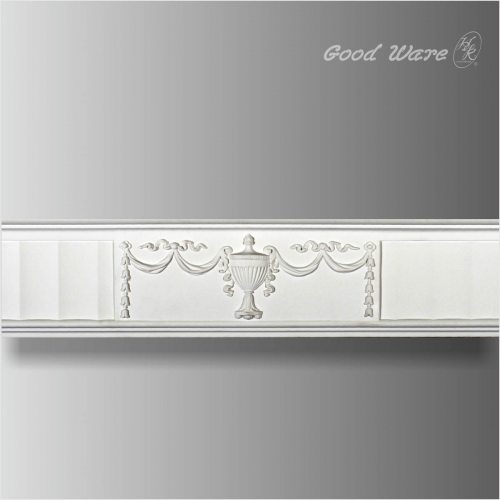 Polyurethane decorative fireplace mantel molding