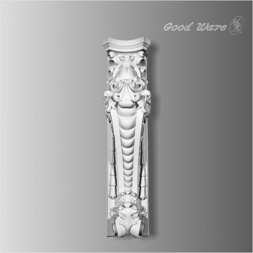 Polyurethane white fireplace mantel surround