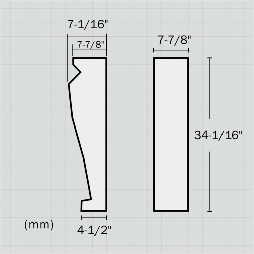Polyurethane decorative molding around fireplace